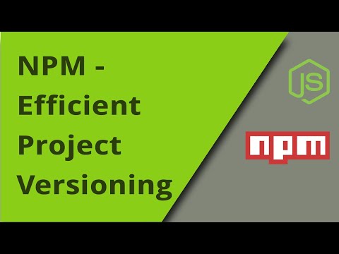 NPM Efficient Project Versioning
