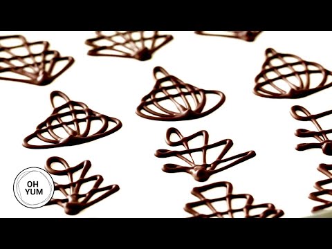 Professional Baker Teaches You How To Make CHOCOLATE GARNISHES!