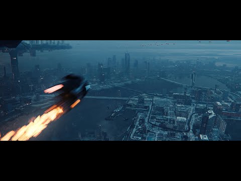 Bladerunner Style "Terrace City" - VFX Cinematography - Blender 4k