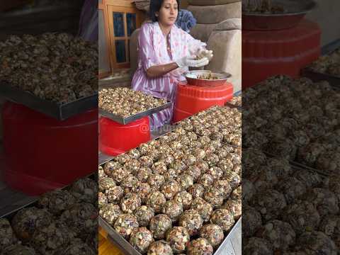 😋perfect 🤩Dryfruit లడ్డు🍨😍100kgs online orders accept చేసేసాం🥰@SandyaLingam #arjundairy #mncl