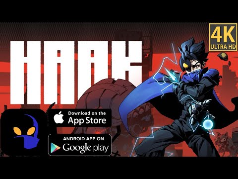 HAAK - 4K Mobile Android iOS - iPhone Pro Max - Metroidvania x Wasteland World