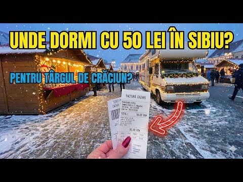 Where to sleep for 50 LEI in SIBIU during the CHRISTMAS MARKET? - Vlog 344