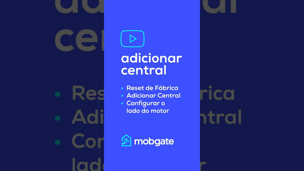 Adicionando uma central MobGate
