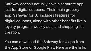Safeway Digital Coupons App Download