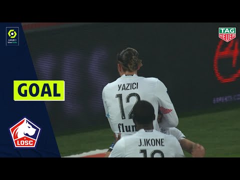 Goal Yusuf YAZICI (19' - LOSC LILLE) DIJON FCO - LOSC LILLE (0-2) 20/21