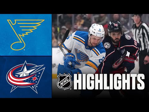 NHL Highlights | Blues vs. Blue Jackets | November 01, 2025