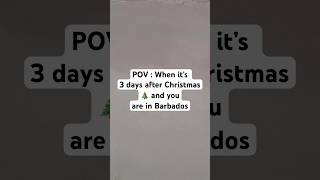 POV : When it’s 3 days after Christmas and you are in Barbados #christmas #christmascruise #pando