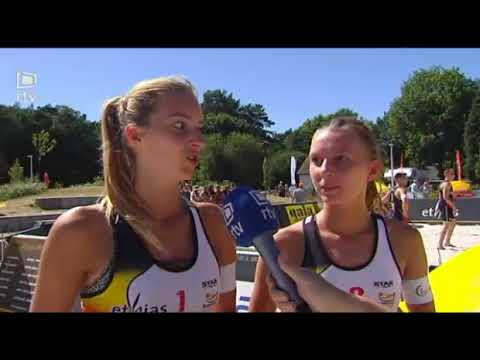 20180701 rtv Kempense duo's spelen sterk in BK-manche beachvolley in Genk