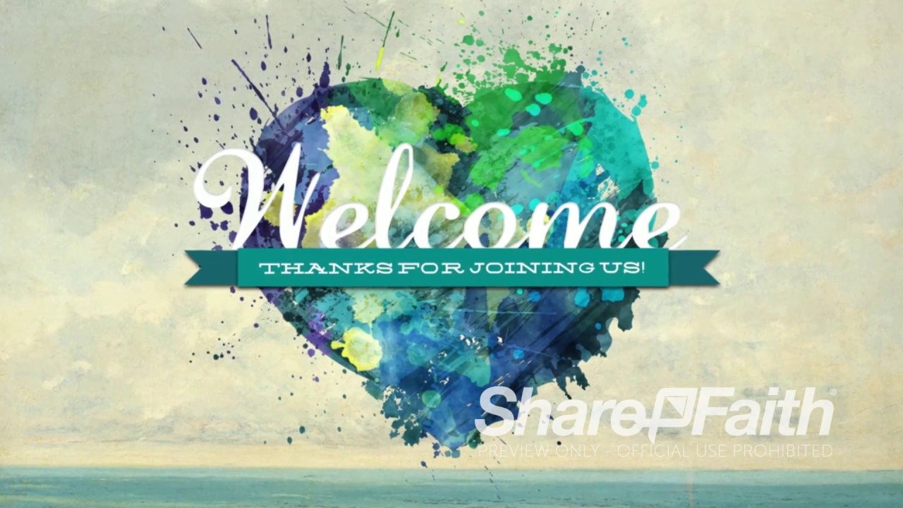 Valentine's Day Background: Love Conquers Fear Welcome Video