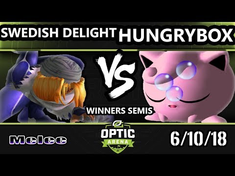OpTic Arena SSBM - OG | Swedish Delight (Sheik) Vs. Liquid | Hungrybox (Jigglypuff) Smash Melee WS