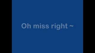 Miss Right -Ne yo [Lyrics]