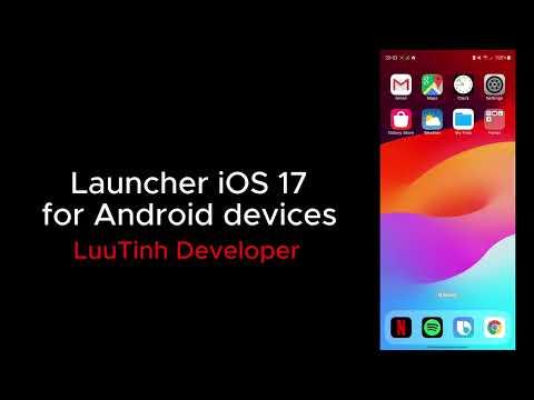 Launcher iOS 17 (TiOS) Lite Video
