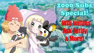 2000 subs! | Sun & Moon wifi battles, Ask Entity & more!