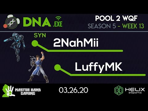DNA.EXE S5:W13 - SYN | 2NahMii (Dark Samus) Vs. LuffyMK (Richter) - Pool 2 WQF