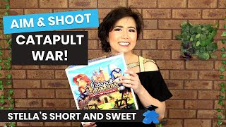 Catapult Kingdoms Board Game - Stella's Short and Sweet. A Kickstarter Preview