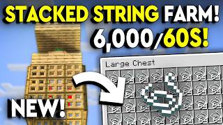 BEST INFINITE STRING FARM in Minecraft Tutorial 1.21 - 0 Sec!