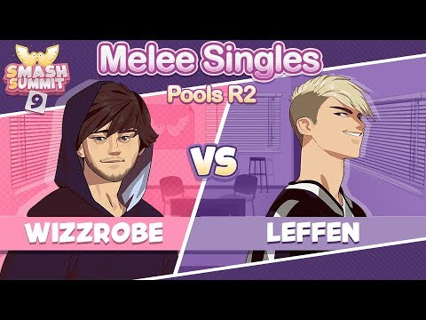 Wizzrobe vs Leffen - Swiss Pools: Round 2 Melee Singles - Smash Summit 9 | Captain Falcon vs Fox