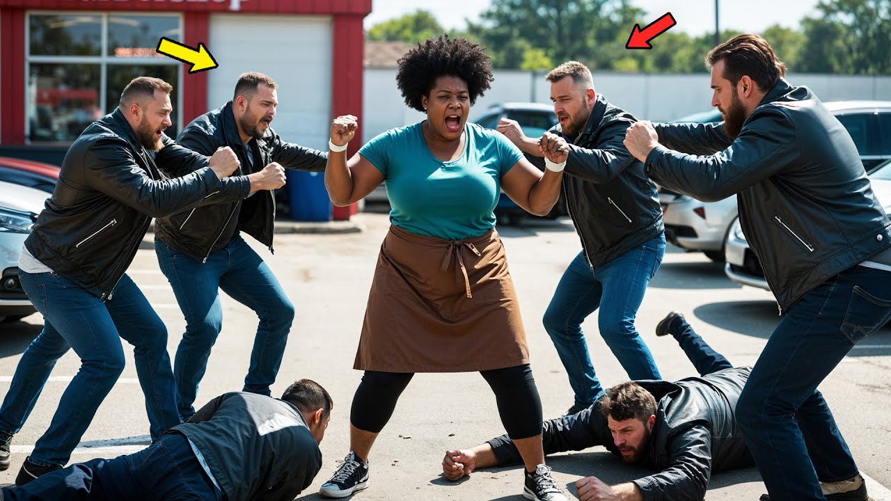 Fat Black Woman's Business Is Raided By Racist Gang, Unaware She Is A Retired Army Ranger