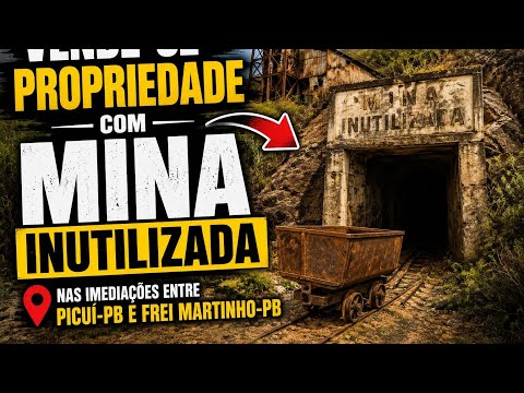 Vende-se propriedade com Mina ￼inutilizada nas imediações entre Picui-PB e Frei Martinho-PB.
