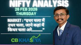 Nifty Elliott wave update for 26 Feb 2026 onward