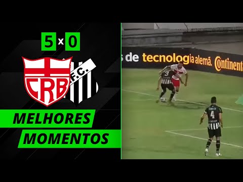 CRB avança na Copa do Brasil com goleada sobre o Operário MS | CRB 5 X 0 Operário- MS