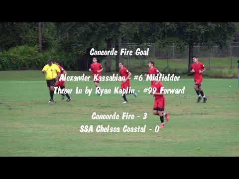 Concorde Fire U17 SRPL vs. SSA Chelsea Coastal - 08/27/2017