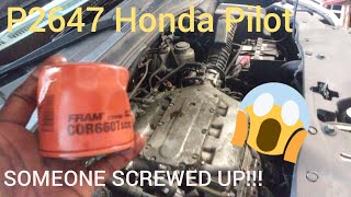 Honda p2647 another one FIXED!!!