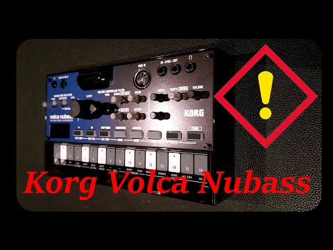 Korg Volca Nubass Tutorial of some kind