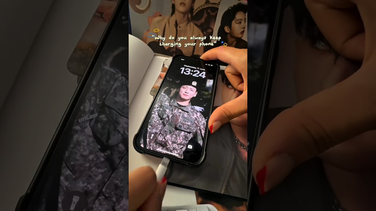 why do you always keep charging your phone 😭#jungkook#wallpaper #shorts#trendingshorts #shorts#jk