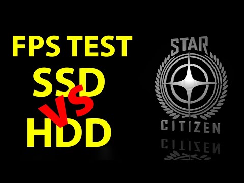Star Citizen - SSD vs HDD - side by side - PTU 3.4.2.1036322