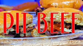 How To Make A Wood Fired BBQ Pit Beef Sandwich