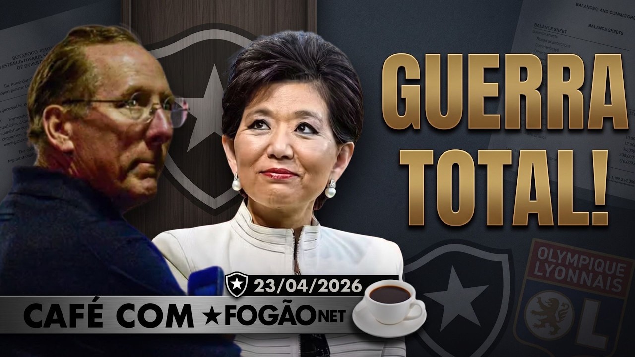 LIVE CAFÉ COM FOGÃONET | Recuperação judicial evidencia briga no Botafogo; Alexander Barboza no Palmeiras?