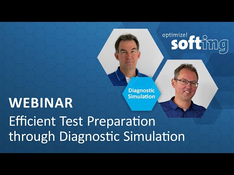Webinar | Efficient Test Preparation through Diagnostic Simulation by Softing