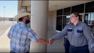 Officer Nuss Guides Future TDCJ Staff