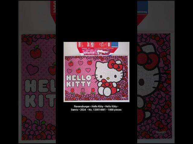 Vídeo relacionado con Clementoni - Hello Kitty - Puzzle 1000 Piezas para Adultos, Diseño Artístico de Sanrio, Imágenes de Alta Definición, Materiales Sostenibles, 70 X 50 cm, 39785