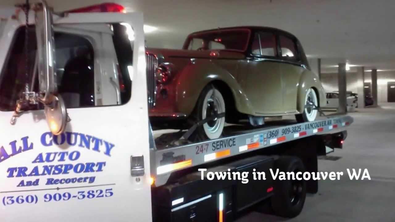 All County Auto Towing in Vancouver WA. Flatbed Towing Specialist