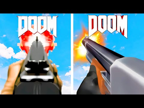 DOOM vs. DOOM Remake - Weapons Comparison
