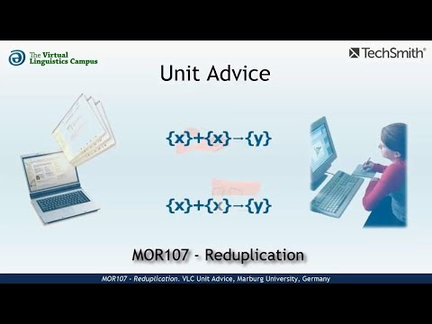MOR107 - Unit Advice (Reduplication)