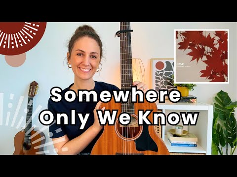 Somewhere Only We Know Guitar Tutorial - Keane Guitar Lesson [Chords and Strumming]