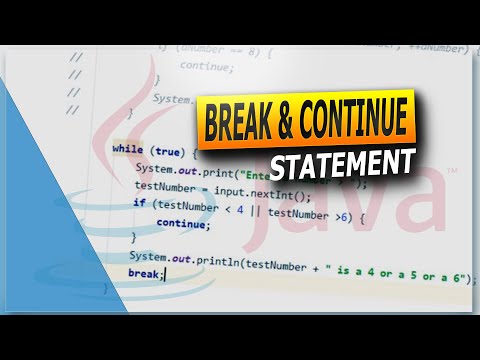 Java Tutorial 14 Break And Continue Statement