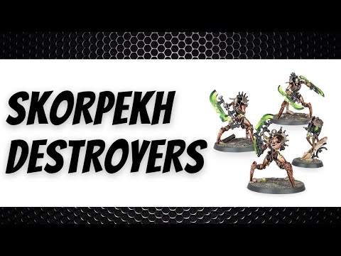 Necron SKORPEKH DESTROYERS Review / Tactics  - 9th Edition Codex - Warhammer 40k