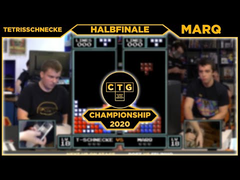 CTGC 2020 - Semi-Finals (Tetrisschnecke vs. Marq) - Classic Tetris Germany Championship 2020 - Top 4