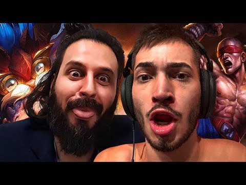 JOVI E GRATÃO BRINCANDO COM OS MAIN EM SUMMONER'S RIFT!