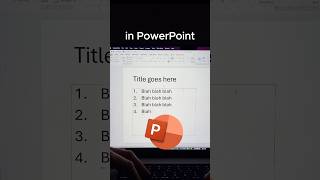 Transform bullet points in PowerPoint 🤓 #powerpoint #presentation #student