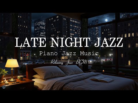Late Night Mood Jazz - Relaxing Jazz Piano Music - Calm Background Music for Stress Relief, Sleep
