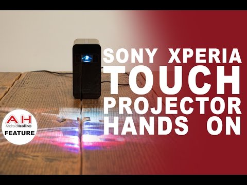 Sony Xperia Touch Projector Hands On - Android 7.0 Powered Multi-Touch Projector