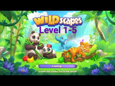 Gameplay Wildscapes Level 1-5