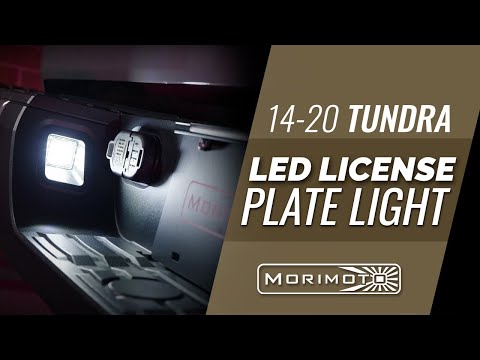 XB LED License Plate Light for The 2014 - 2020 Tundra by Morimoto