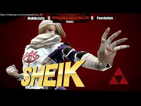 SmashaPalooza 39: Winners - MaNiAcJaCe (Sheik) vs Poncholate (Fox, Mario)