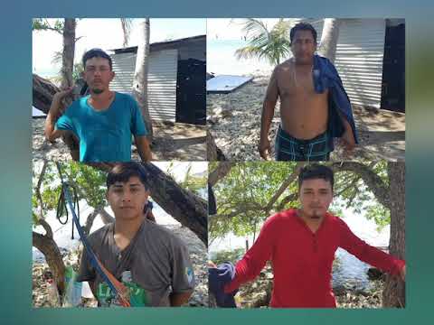 Belize Coast Guard Rescue Four Honduran Fishermen at Sea